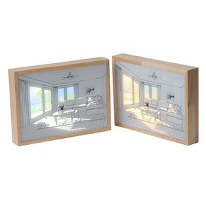 A5 Kích thước khung ảnh hình ảnh <span class=keywords><strong>LED</strong></span> bức tranh ánh sáng 3D tường nghệ thuật trang trí nội thất <span class=keywords><strong>LED</strong></span> ánh sáng căn cứ cho các mẫu Acrylic có thể được tùy chỉnh - Product Image 1