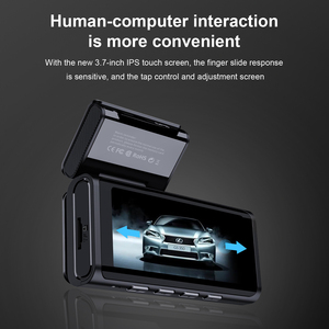 4k Dashcam עבור חזיית לילה מכונית קדמי מצלמת מקף מסך מגע מקף מצלמת מסך מקף - Product Image 3