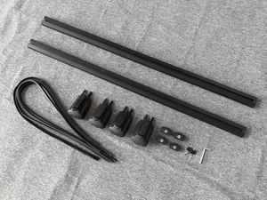 Portaequipajes Universal de aleación de aluminio de alta calidad para techo de coche, barra transversal, soporte de coche para rieles de techo altos, 120/130cm - Product Image 4