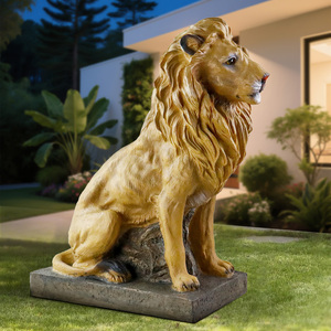 Figura Decorativa <span class=keywords><strong>de</strong></span> León Personalizada, Hecha a Mano en Resina, Estilo Náutico Artístico, Figura <span class=keywords><strong>de</strong></span> Vida Silvestre, Decoración para el Hogar, Diseño <span class=keywords><strong>de</strong></span> Pintura, Mascota Marina Artesanal - Product Image 2