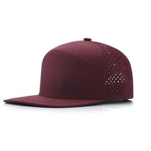 ZZB Gorra de Béisbol Personalizada al por Mayor, Perforada con Láser, Transpirable, Impermeable, de Secado Rápido, con Borde Plano, Ventilación con Cuerda, para Senderismo al Aire Libre - Product Image 5