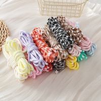 Gantungan Kunci Houndstooth Paracord 5mm Tali Polyester Kepang Warna-warni DIY Tali Tas Y2K Aksesoris Lanyard Selempang Keren Manis