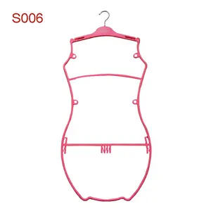 Costumi da bagno forma del corpo appendini Bikini intimo reggiseno espositore costume da bagno appendiabiti in plastica