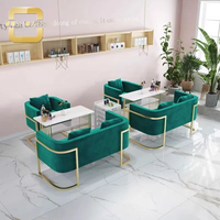Juego de mesa y silla de manicura Mesas de manicura profesionales de lujo con colector de polvo para salones de uñas Gel UV personalizado