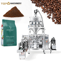 Machine de remplissage et de scellage automatique multifonctionnelle pour sachets de 500 g, machine d'emballage pour sachets de café pré-fabriqués
