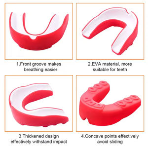 फुटबॉल बास्केटबॉल लैक्रोस हॉकी के लिए कस्टम स्पोर्ट्स माउथगार्ड वयस्क और युवा मुक्केबाजी गम शील्ड - Product Image 3