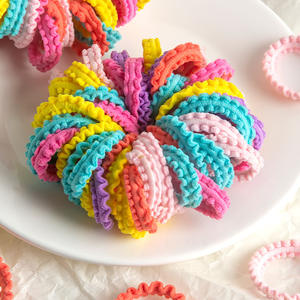 Gomas <span class=keywords><strong>para</strong></span> la cabeza onduladas <span class=keywords><strong>para</strong></span> bebé, gomas pequeñas <span class=keywords><strong>para</strong></span> la cabeza, versión coreana, banda de goma bonita, no daña el cabello, tocado - Product Image 4