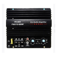 Placa Amplificadora de Bajos Puros de Alta Potencia de 600 W y 12 V para Automóvil, Placa Central Profesional para Subwoofer de Automóvil para Sistema de Audio