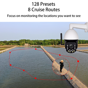 4k ngoài trời Wifi Mạng PTZ camera 8MP IP66 không thấm nước Dome CCTV Camera đầy đủ màu sắc tầm nhìn ban đêm phát hiện chuyển động an ninh nhà - Product Image 3