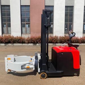 Apilador de Palés Personalizado de 1 Tonelada, Transpaleta Eléctrica con Pinza para Rollos de Papel, Usado en Almacenes, Precio de Mayoreo - Product Image 5