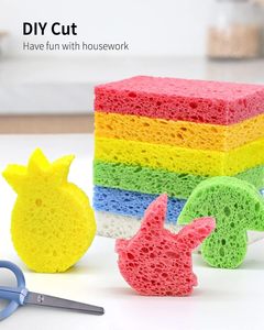 Biodegradable Wood Pulp <b>Sponge</b> 100% <b>Natural</b> <b>Sponge</b> Dishwashing <b>Sponges</b> Factory - Product Image 4