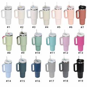 Deuxième génération 40 oz isolé en acier inoxydable tasse de voiture gobelet poignée en paille de qualité alimentaire 304 Drinkware accessoire Premium pour Mu - Product Image 1