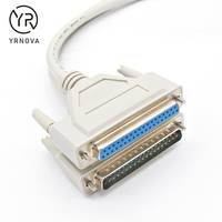 Cable Serial RS232 YRNOVA DB37 Macho a Hembra de 37 Pines, Blindado, con Conductor de Cobre Puro y Aislamiento de PVC para Aplicaciones Informáticas