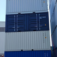 Conteneur maritime haute cube personnalisé de 20 pieds, standard ISO, en acier, pour conversion en maison, conteneur maritime 20GP