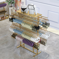 Étagères de rangement pour sous-vêtements, chaussettes, gants, en métal, sur pied, réglables, pour supermarché