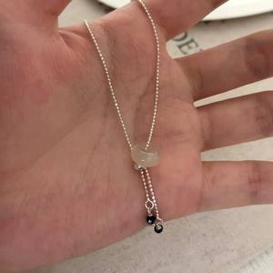 Collar con Colgante de Jade Puro y Ágata S925, de Lujo, con Borla y Anillo, Nuevo Diseño Chino, Estilo Ligero y Exclusivo - Product Image 2