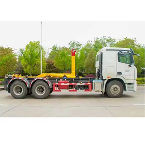 Camion benne à benne basculante robuste Shacman HOWO 20-25 tonnes 6X4 avec bras hydraulique pour collecte de déchets, moteur/boîte de vitesses Euro 3 - Product Image 1