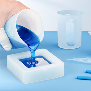 Timesri 1 सेट सिलिकॉन रेसिन मापने वाले कप किट डिय उपकरण सेट ट्रेंडी एक्सेसरीज़ हैंड क्राफ्ट डिडी मापने वाला कप - Product Image 6