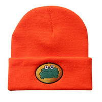 도매 Gorros 비니 파라파 래퍼 개구리 사용자 정의 비니 자수