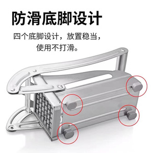 <b>Multifunctional</b> Stainless Steel <b>Vegetable</b> <b>Cutter</b> Potato Slicer Gear for French Fries Maker Kitchen <b>Vegetable</b> Processing Plant - Product Image 2