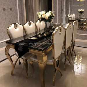 Élégante Table à Manger en Acier Inoxydable pour Réceptions <span class=keywords><strong>de</strong></span> Mariage ou <span class=keywords><strong>Salle</strong></span> à Manger - Product Image 4