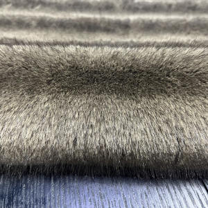 Premium sahte samur kürk süper yumuşak suni kürk kumaş pürüzsüz peluş giyim moda ceket atmak battaniye - Product Image 3