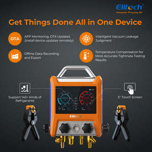 Manómetro <span class=keywords><strong>Digital</strong></span> EMG-40V con Pantalla Táctil de 5 Pulgadas para Diagnóstico de HVAC/R, Medición de Vacío y Temperatura - Product Image 2