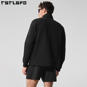 Vestes chauffantes d'extérieur pour hommes avec régulation de la température Veste de survêtement d'entraînement à fermeture éclair coupe classique pour hommes - Product Image 4