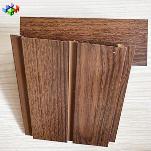 Perfiles de Aluminio Color Roble Caoba para Gabinetes, Perfiles de Aluminio Extruido con Acabado de Madera para Gabinetes de Cocina - Product Image 4