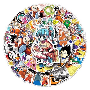 50 pièces haute qualité ordinateur portable IPad découpé auto-adhésif autocollant <span class=keywords><strong>Manga</strong></span> impression PVC Goku Dragonball autocollants - Product Image 5