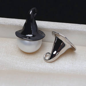 Pendentif baroque en argent S925 fait main, perle DIY polyvalente, petit diable, extraterrestre, plateau vide, 3855, accessoires et composants de bijoux - Product Image 2