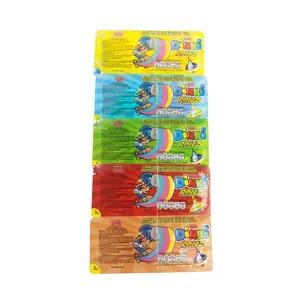 fruit jelly gummy paper roll candy with spinning top toy
