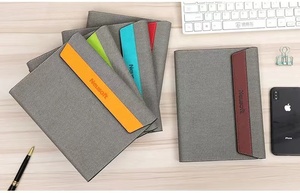 Juego de regalo para hombre, decoración de 6 anillos, cuaderno de cuero suave, carpeta de hojas sueltas de moda clásica con bolígrafo - Product Image 6