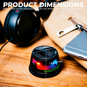 Mini <b>Wireless</b> Portable <b>Speaker</b> Magnetic Music <b>Speaker</b> with Plastic Cabinet - Product Image 3