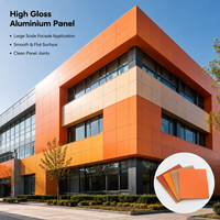 Panneau composite en aluminium Alucobond 4 mm, couleur unie, pour façades, plafonds, cloisons intérieures et extérieures, revêtement mural extérieur.