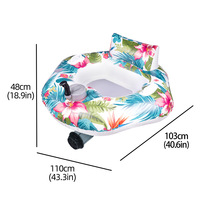 Bateau à moteur gonflable personnalisé AMF, chaise longue gonflable en PVC, système de propulsion électrique, jet ski motorisé 103x110x48cm