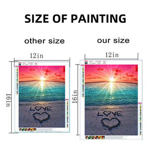 Full diamond painting 5d diamond dot painting of a diamond painting wolf - Product Image 5