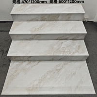 Les escaliers antidérapants Matt Surface 470x1200 peuvent être personnalisés antidérapants pour les carreaux de riser en porcelaine pour l'extérieur
