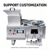 Machine de remplissage électronique de comptage entièrement automatique de table avec PLC, précision de 1 %, 110 V/220 V 50-60 Hz, pour capsules, bonbons, graines et mise en bouteille