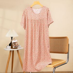 Nuova <span class=keywords><strong>Camicia</strong></span> <span class=keywords><strong>da</strong></span> <span class=keywords><strong>Notte</strong></span> Estiva <span class=keywords><strong>da</strong></span> Donna, Casual, Sottile, a Maniche Corte, con Scollo a V, Stampa alla Moda, Comoda per Casa - Product Image 4