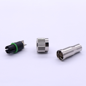 M12 4pin x Mã Nam Nữ cắm 8Pin kim loại thẳng che chắn IP67 Bạc linconn lắp ráp Ethernet kết nối - Product Image 2