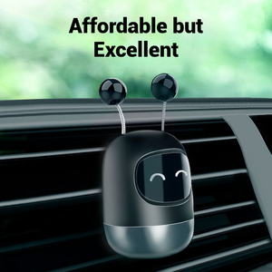 Clip Aromatizante para Coche con Forma de Robot, Aroma Duradero a Fresia y Pera, Ambientador para Ventilación de Aire Acondicionado, Elegante - Product Image 2