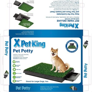Grande toilette pour animaux de compagnie de type tiroir - Bac à couches absorbantes guidées pour chat et chien avec séparateur - Product Image 5