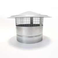 Tuyaux de cheminée en acier inoxydable personnalisés Capot de pluie Capot de vent Capuchons de pluie de cheminée