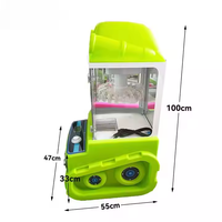 Kit de machine à griffes géante à monnayeur avec super mini-poupées en peluche multicolores, jouet à griffes durable pour usage commercial