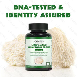 Cápsulas de Extracto de Melena de León Orgánico de Marca Privada, Suplemento para el Cerebro para Adultos, Cápsulas de Melena de León - Product Image 3