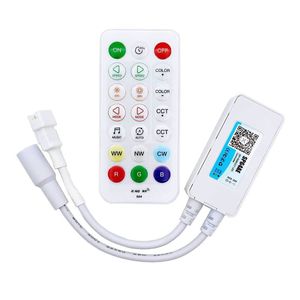 2.4G từ xa fcob PWM 5-24V <span class=keywords><strong>RGB</strong></span> RGBW DC RF <span class=keywords><strong>mini</strong></span> màu xanh răng <span class=keywords><strong>LED</strong></span> dimmer điều khiển - Product Image 1