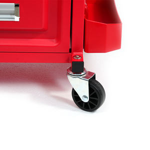 Mecánico Garaje y <span class=keywords><strong>taller</strong></span> Cajón Herramienta Cofre Rodante Mecánico Asiento con bandejas de herramientas, 350lbs Capacidad de peso máximo, Negro - Product Image 5