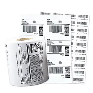 Custom Product Barcode Sticker Label Printing Waterproof Adhesive Label UPC barcodes