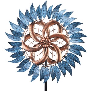 Oniya Metal Outdoor Kinetic Windmühle Wind Spinner Patio Stakes Große Windmühle - Product Image 1